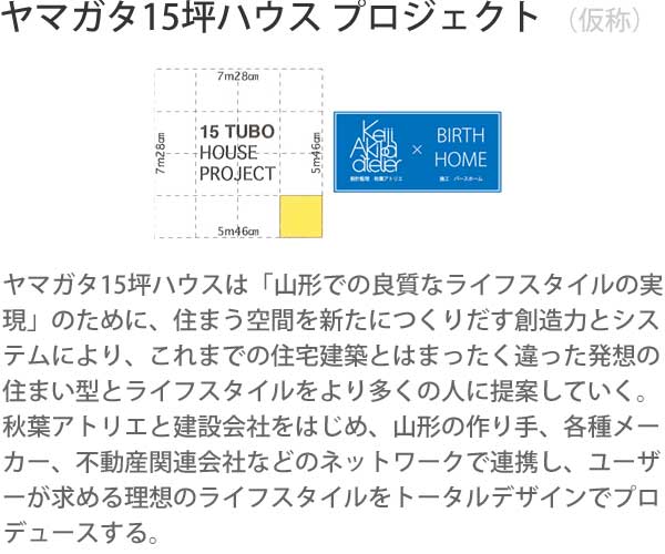 ヤマガタ15坪ハウスプロジェクト