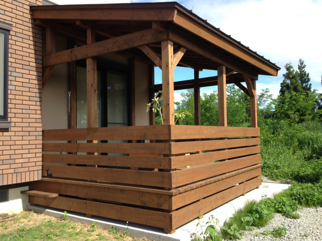 ウッドデッキシリーズ　～飯豊町編～ 施工例 画像1