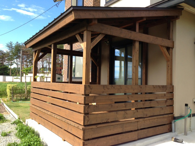 ウッドデッキシリーズ　～飯豊町編～ 施工例 画像2